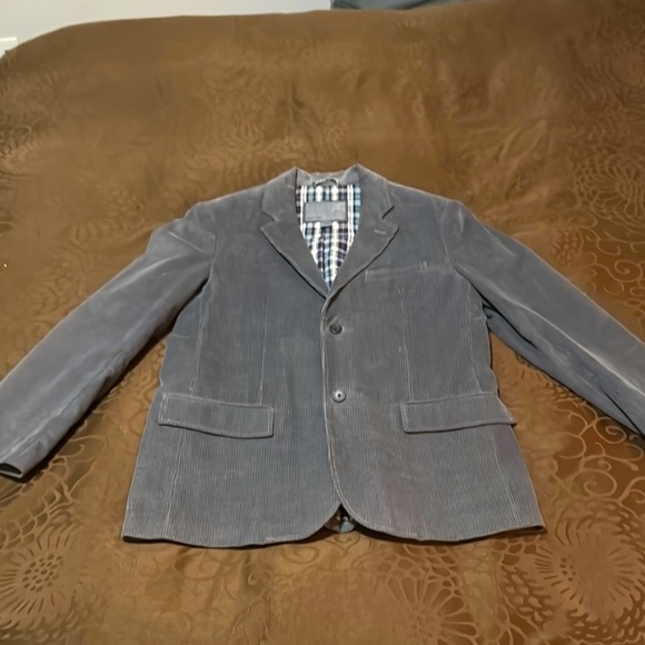 Men's Old Navy Corduroy Gray Blazer Size Large - Picture 4 of 9